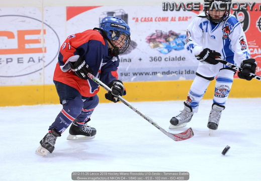 2012-11-25 Lecco - Hockey Milano Rossoblu U10